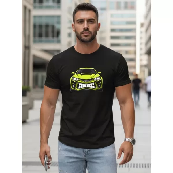  Herren-T-Shirt DSTREET NX5015R-BK SCHWARZ 
