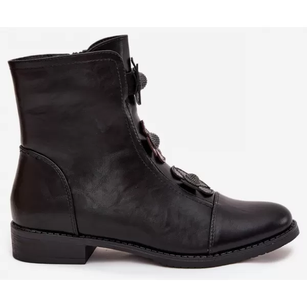  Damen-Stiefeletten BOTO ASA62-120 SCHWARZ 