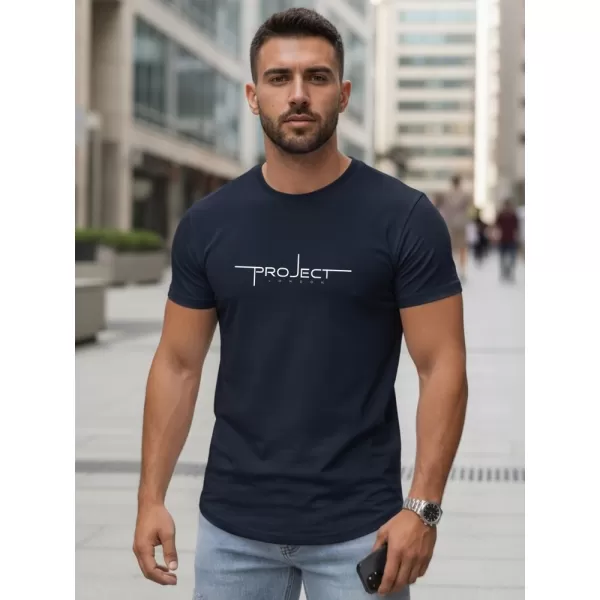  Herren-T-Shirt DSTREET NX5127R-NY DUNKELBLAU 