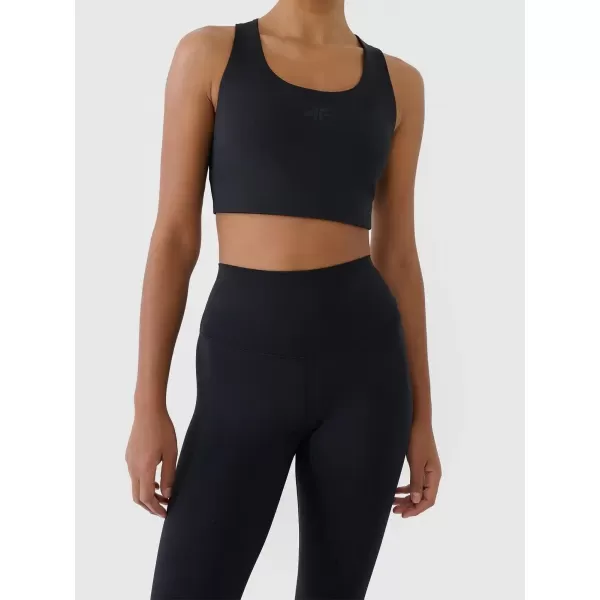  Leggings für Damen 4F WAW25TTIGF242 TIEFSCHWARZ 