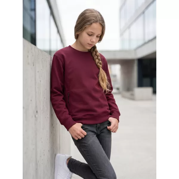  Kinder-Sweatshirt MALFINI CREW 427 GRANAT 