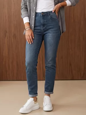Damenhosen DSTREET UY3244 BLAU