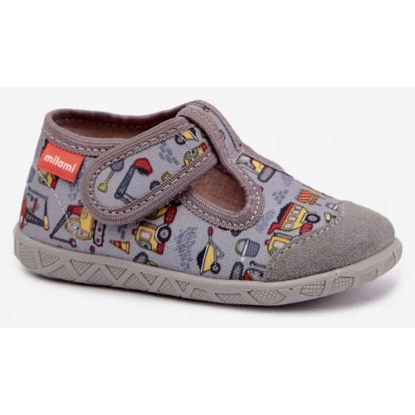 Kinderhausschuhe MILAMI 112/BR-81 GRAU 