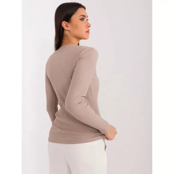  Damenbluse BASIC FEEL GOOD RV-BZ-9211.26X DUNKELBEIGE 