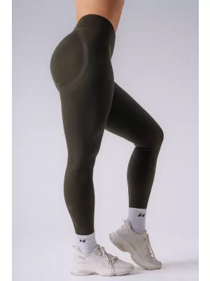 Leggings für Damen NEBBIA POWER 888 DUNKELGRÜN