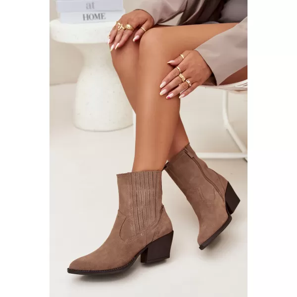  Damen-Stiefeletten BOTO NC1339K/6350 KHAKI 