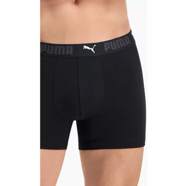  Herren-Boxershorts PUMA SPORT COTTON BOXER 2P 93552101 SCHWARZ 