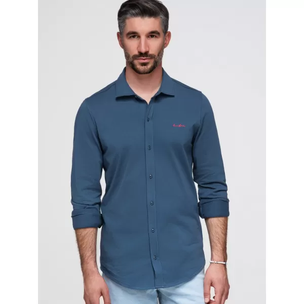  Herrenhemd OMBRE K697 DENIM 