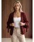 Damenpullover DSTREET MY2567 BURGUND