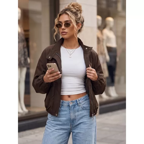  Damenjacke DSTREET TY6022 BRAUN 