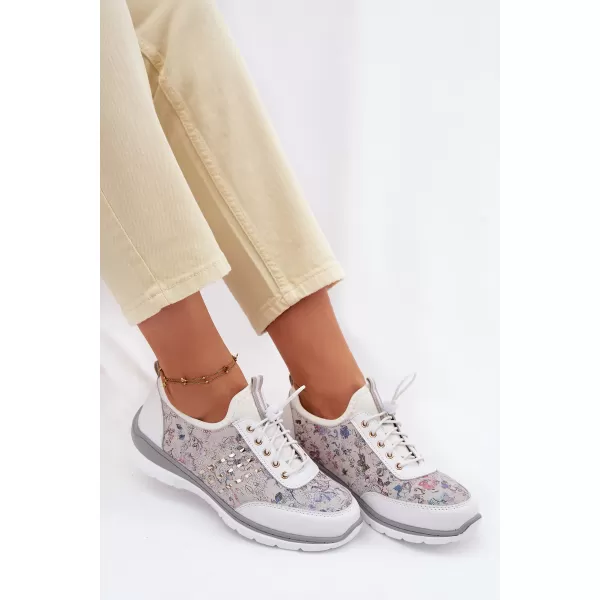  Damen-Sneaker D&A GR61-5990 WEIß 