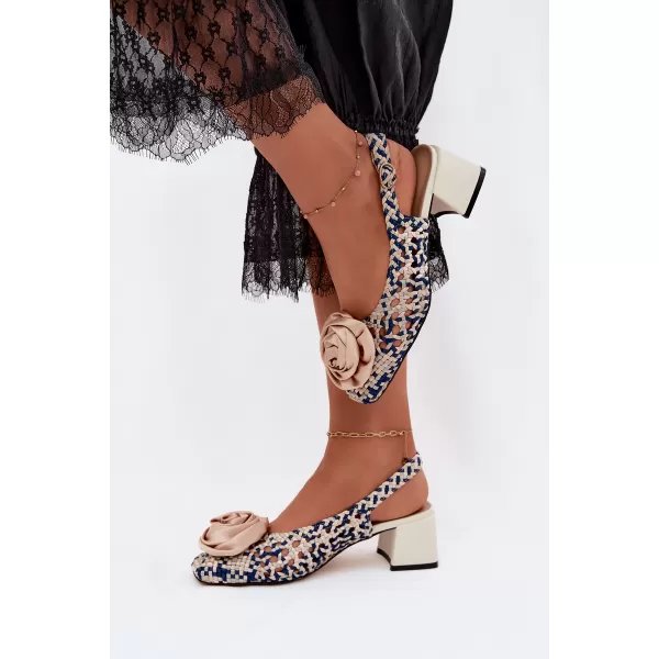  Damensandalen ARTIKER 58C0372 BEIGE/BLAU 