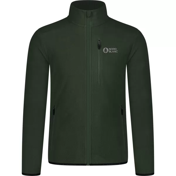  Leichtes Fleece-Sweatshirt für Herren NORDBLANC QUARRY NBSFM8372 GRÜN 