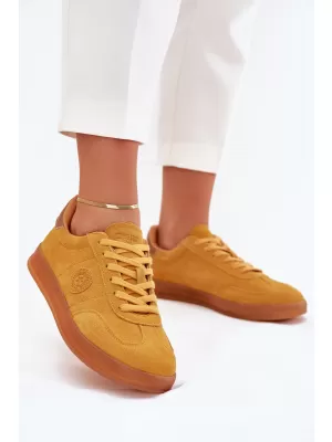 Damen-Sneaker BIG STAR SHOES RR274846 GELB/GOLD