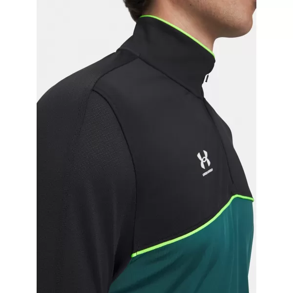  Herren-Sweatshirt UNDER ARMOUR M CHALLENGER TRAINING QZ 6004043-338 GRÜN 