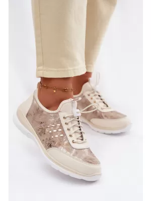 Damen-Sneaker D&A GR61-5990 BEIGE
