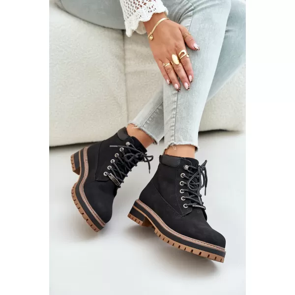  Damen-Stiefeletten BIG STAR SHOES OO274A290 SCHWARZ 