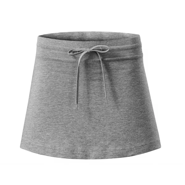  Damenrock mit Shorts MALFINI TWO IN ONE 604 DUNKELGRAUE HIGHLIGHTS 