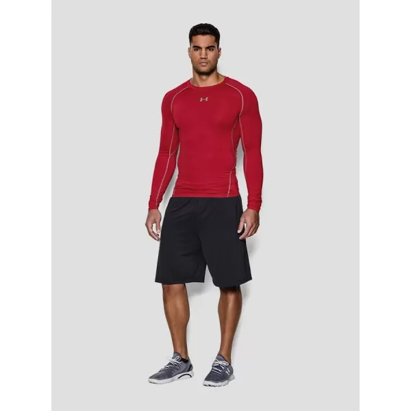  Kompressionsshirt für Herren UNDER ARMOUR HG LS 1257471-600 ROT 