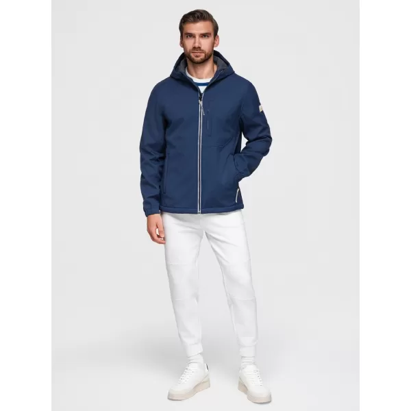  Herren-Softshelljacke OMBRE OM-JANP-0292 MARINEBLAU 
