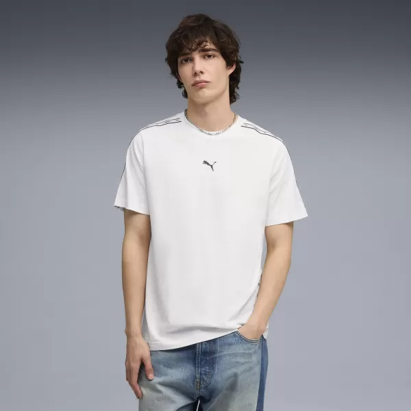  Herren-T-Shirt PUMA ESS TAPE TEE 69169302 PUMA WEIß 