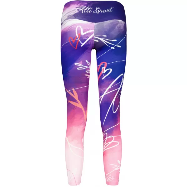  Lange Premium-Leggings für Damen (neue Größen) ALTISPORT VOJ/ALW083LEG05 LILA 