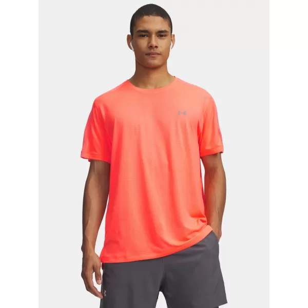  Herren-T-Shirt UNDER ARMOUR VELOCITI REFLCT SS 6009518-824 ORANGE 
