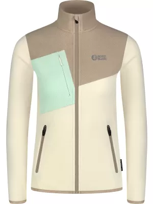 Leichtes Fleece-Sweatshirt für Damen NORDBLANC BEECH NBSFL8375 BEIGE