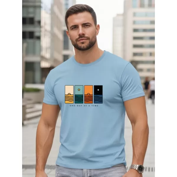  Herren-T-Shirt DSTREET NX5103R-SK HELLBLAU 