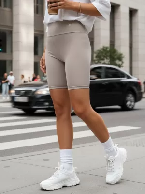 Damen-Shorts DSTREET SY0569 HELLGRAU