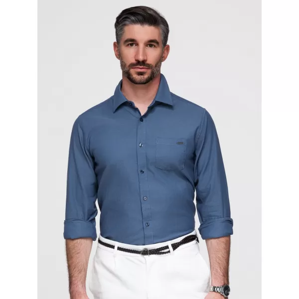  Herrenhemd OMBRE K695 DENIM 