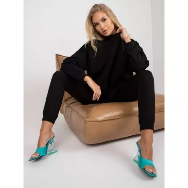  Damen-Sweatshirt BASIC FEEL GOOD AP-BL-A-R001 NOIR 