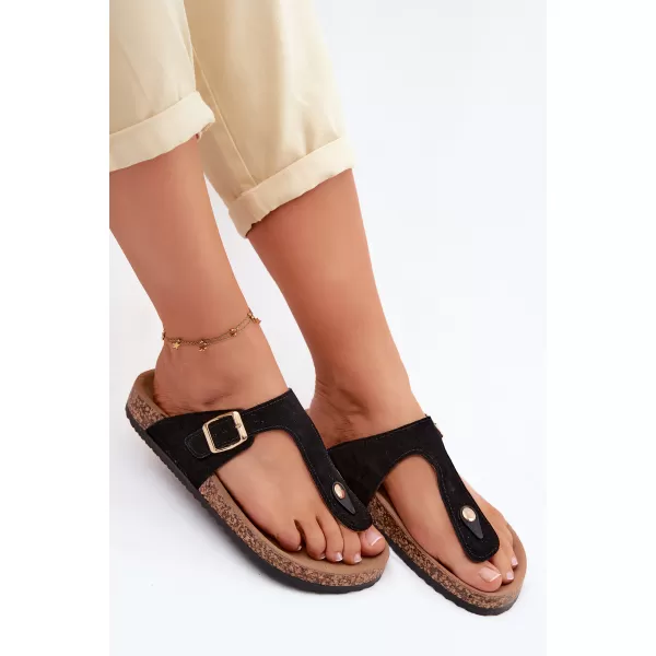  Damen-Flip-Flops BOTO 26SD21-101 SCHWARZ 