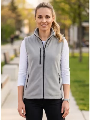 Fleeceweste für Damen MALFINI EXIT W-525 HELLGRAU