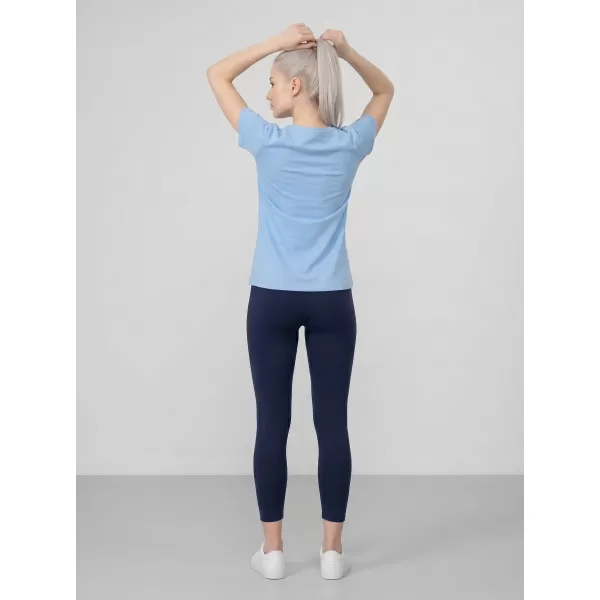  Damen-T-Shirt 4F WMM00TTSHF3308 DENIM 