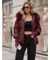 Damenjacke DSTREET TY5992 BURGUND