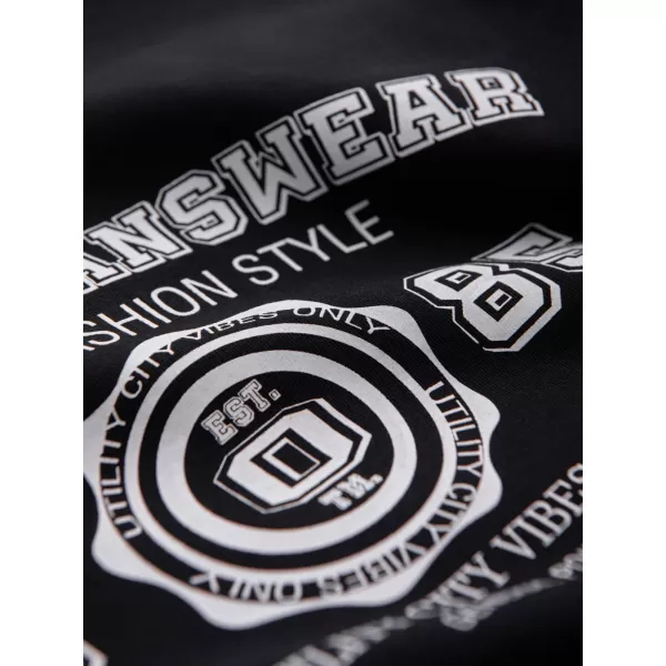  Herren-T-Shirt OMBRE OM-TSPT-0269 SCHWARZ 