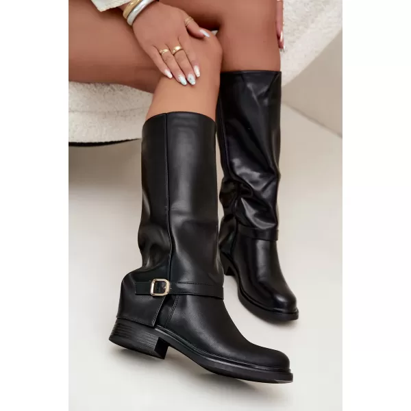  Damenstiefel BOTO 5858 SCHWARZ 