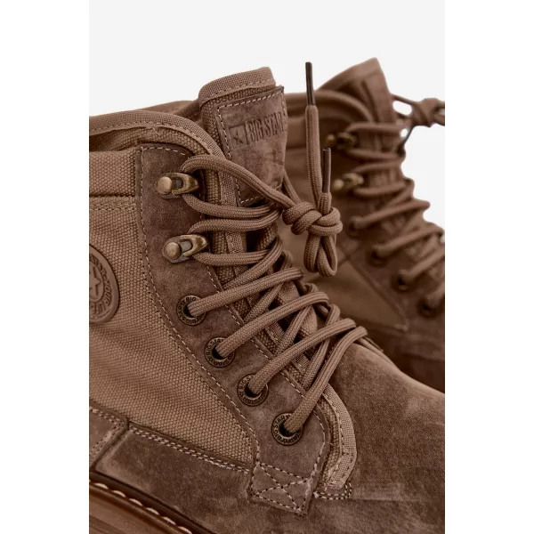  Herren-Stiefeletten BIG STAR SHOES UU174253 BEIGE 