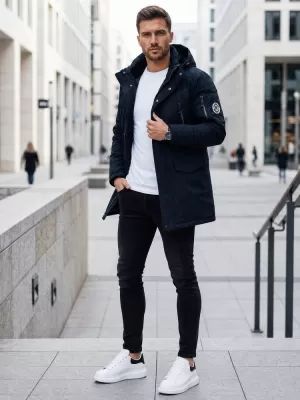 Herrenjacke DSTREET TX5106 DUNKELBLAU