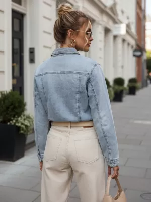 Damenhemd DSTREET DY0489 BLAU
