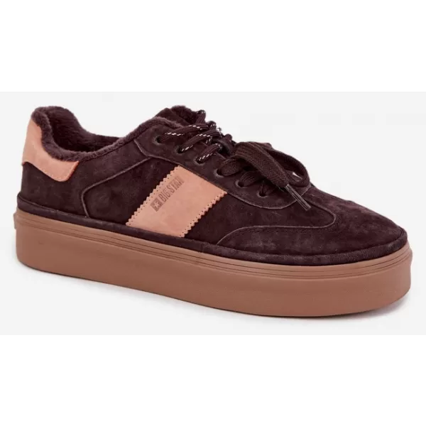 Damen-Sneaker BIG STAR SHOES UU274770 BRAUNE/BEIGE SCHATTEN 