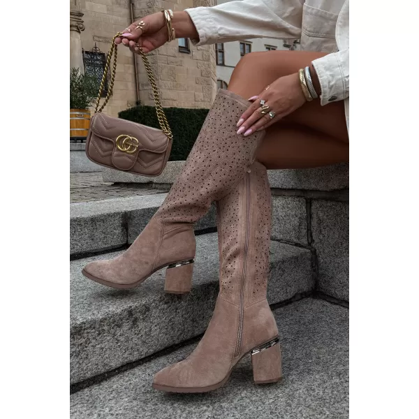  Damenstiefel S.BARSKI HY62-8122 BEIGE 