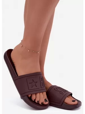 Damenhausschuhe BIG STAR SHOES UU274072 BRAUN
