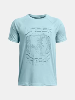 T-Shirt für Jungen UNDER ARMOUR UA B TECH GAME DAY SS 1389974-494 BLAU
