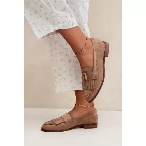  Damenmokassins BOTO 3742 KHAKI 