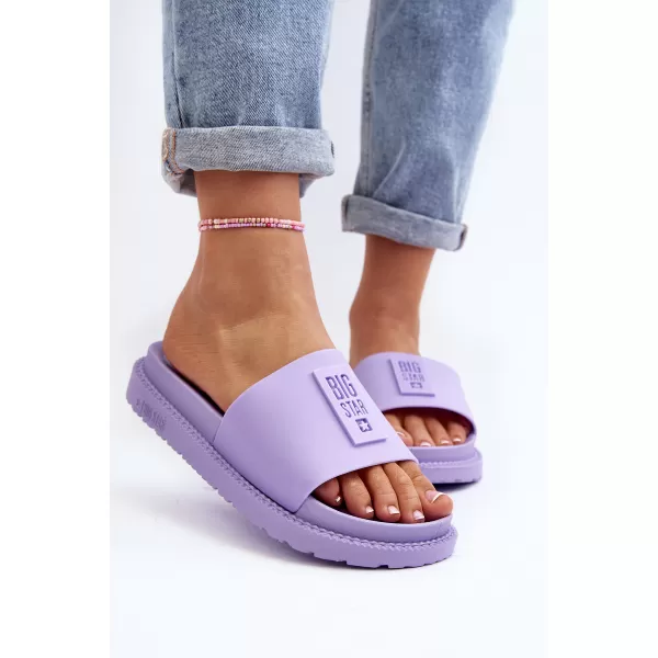  Damenhausschuhe BIG STAR SHOES LL274426 VIOLETT 