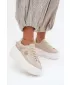Damen-Sneaker D&A LR61-7095 BEIGE