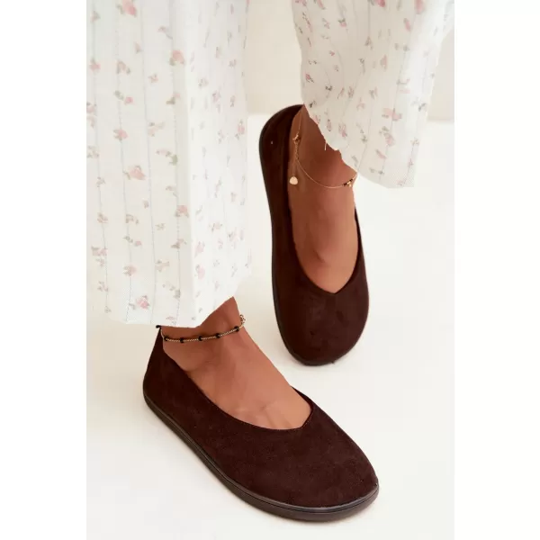  Ballerinas für Damen BOTO 9877 SCHOKOLADE 