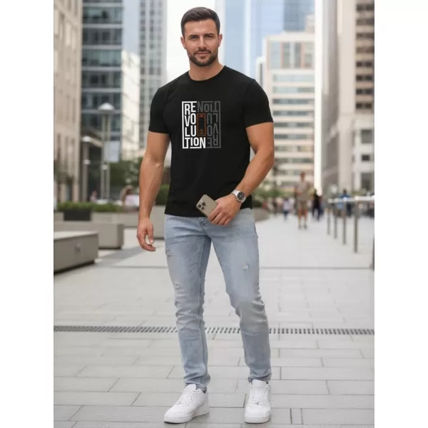  Herren-T-Shirt DSTREET NX0143R-BK SCHWARZ 
